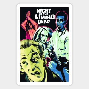 Night of the Living Dead Movie Art Variant 1 Sticker